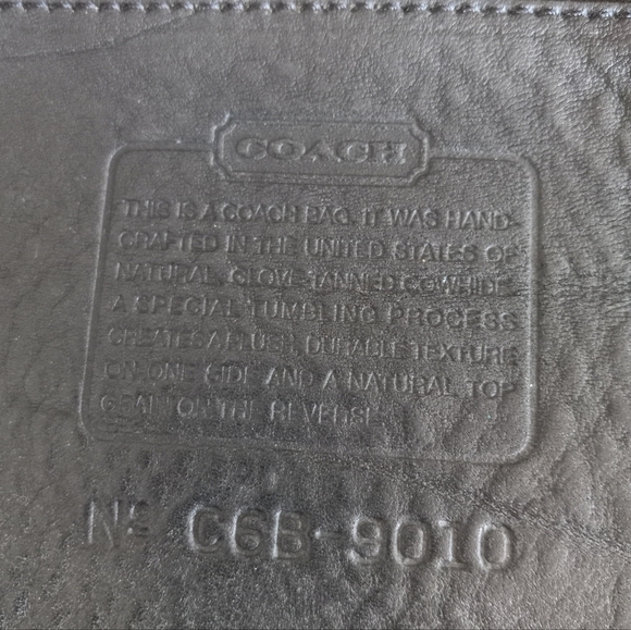 Coach Berkeley Duffle Sac in Black Suede 9010, Ruff-Out - Picture 15 of 16